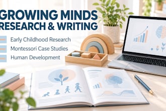 do early childhood research, montessori case studies, human development assigned