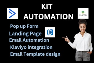 convertkit activecampaign klaviyo integration automation email template design
