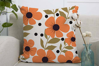 a pillow mockup cushion design