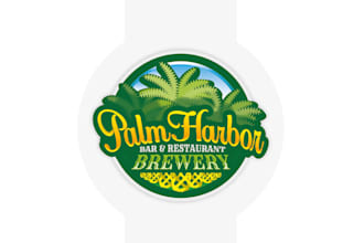 design palm harbor brewery logo