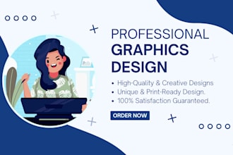 design professional business cards, flyers and social media posts
