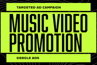 run a music video promotion campaign