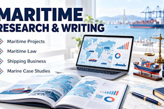 do maritime project, law assigned, shipping business, marine research case study