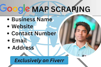 scrape data from any location on google maps
