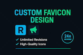 design professional and custom favicons for your website