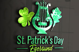 design high quality clean patricks day logo for a brewery