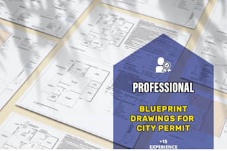 draw and plan home renovation addition blueprint for permit