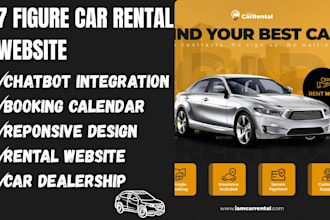 design a responsive car rental website 7 figure automotive dealership website