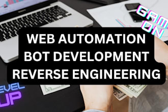 create reverse engineer websites and apis to develop custom bots