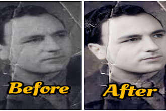 professionally enhance restore upscale your blurry or old photos
