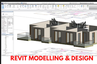 do 3d bim modelling, architectural rendering, interior design, revit, blueprint