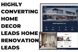 generate home decor home renovation home remodel home design improvement leads