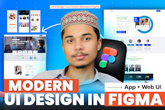 do figma design website, website design figma, website ui ux