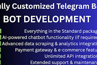 build website bot, telegram python bot using API, bots in crypto telegram group