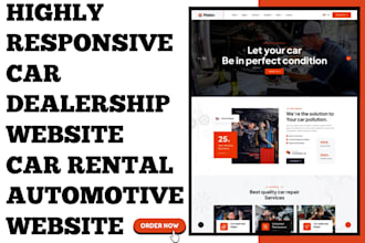build car dealership website car rental website car sales automotive website