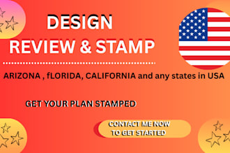do all USA architectural drawings, pe stamp, mep, and review for city permit