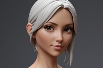 sculpt 3d character model, dnd fantasy miniatures, for 3d printing and rendering