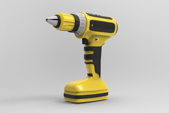 create stunning 3d renders for amazon, tools, and industry