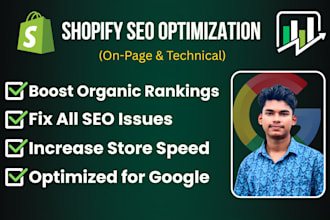 do shopify on page and technical SEO optimization