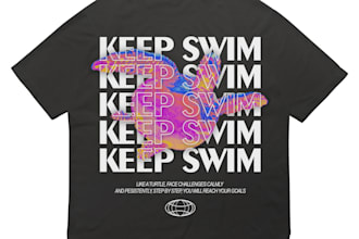 make a custom and trendy oversize tshirt design for you