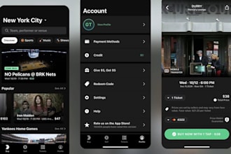 build ai event booking app, event management app, event ticket booking app