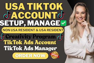 usa tiktok account, USA tiktok account, tiktok business