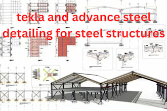 tekla and advance steel detailing for steel structures