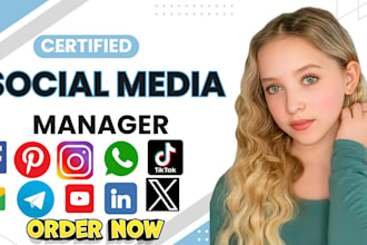 create manage your tiktok snapchat social media ads social media post designs
