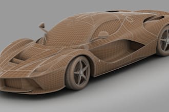 create amazing 3d car modelling, 3d renders for 3d printing and game development
