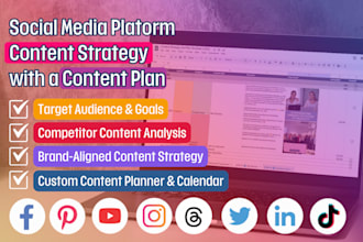 provide social media marketing and epic management with a content strategy