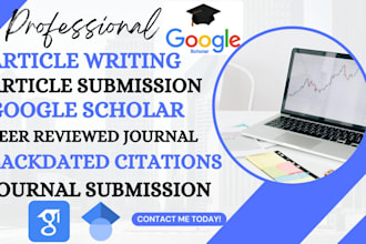 write and publish a professional article in a peer reviewed indexed journal