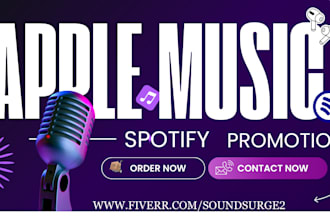 organic apple music promotion ,itunes music USA,uk listeners , apple playlist