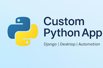 develop a custom python app or script for windows
