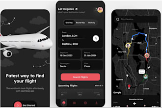 develop flight booking app, private jet booking site, airline app