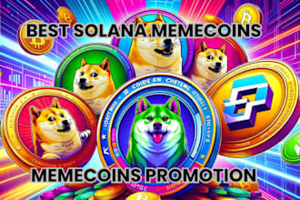 boost solana meme coin promotion, meme marketing, telegram crypto promotion