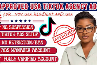 usa tik tok agency account setup US tiktok ads manager for non US residents