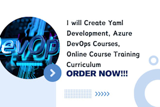 create yaml development, azure devops courses, online course training curriculum