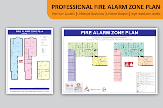 design professional fire alarm zone plan for your building