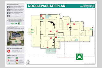 create a fire escape plan in dutch language
