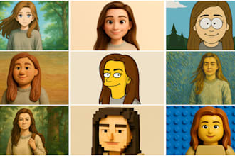 create unique ai generated portraits in your desired style