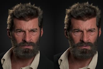 do 3d realistic character model 3d metahuman unreal engine game character design