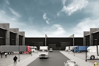 redesign 3d industrial warehouse,factory industry,store building,factory machine
