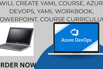 create yaml course, azure devops, yaml workbook, powerpoint, course curriculum