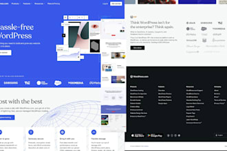 build wordpress website on godaddy, hostinger, bluehost hosting