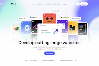 build react next js using bolt, lovable, v0, cursor ai, shadcn ui, supabase