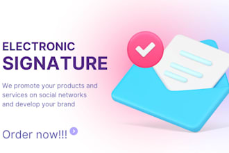 do your electronic signature for your brand
