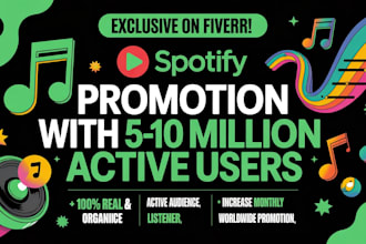 create and run campaign to promote your spotify music
