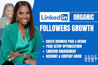 grow linkedin account followers page setup to engage post