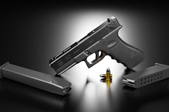 deliver custom 3d game art, gun model, props, asset, weapons, texture, rigging