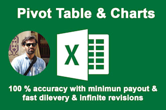 create pivot table and charts